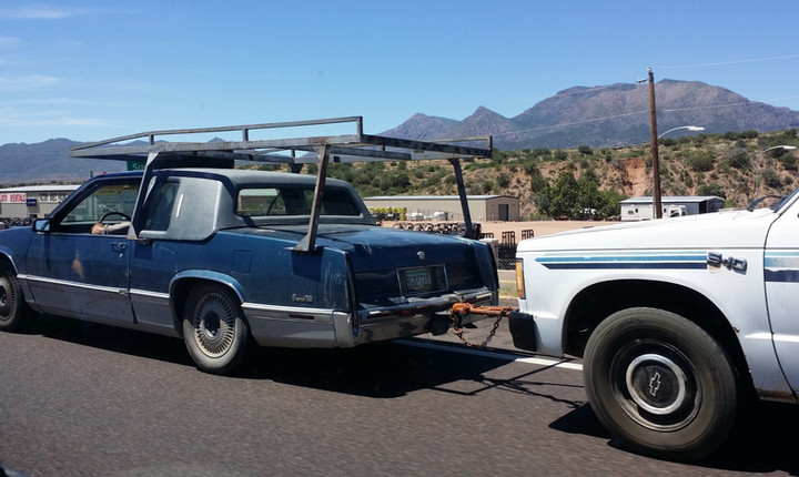 Tim's Hauling and Towing truck